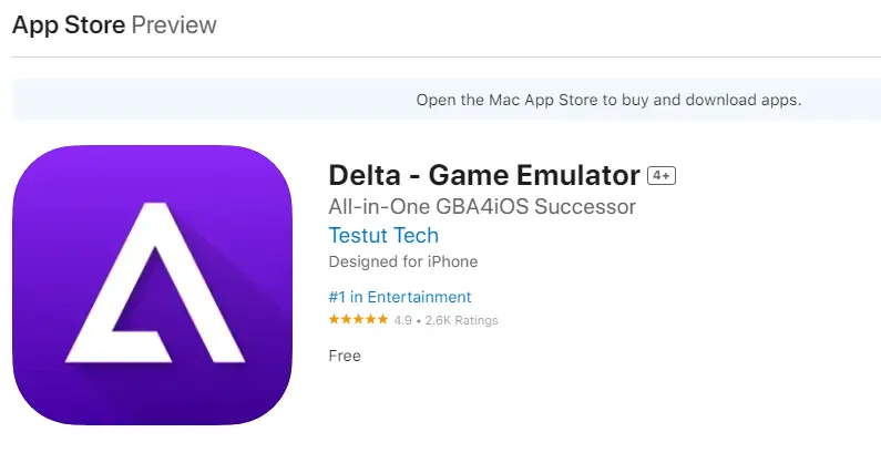 delta on app store