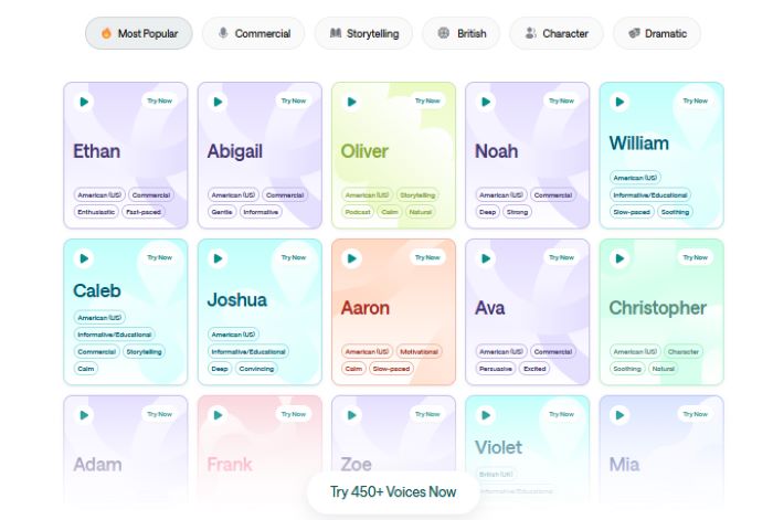 screenshot of ai text-speech-model